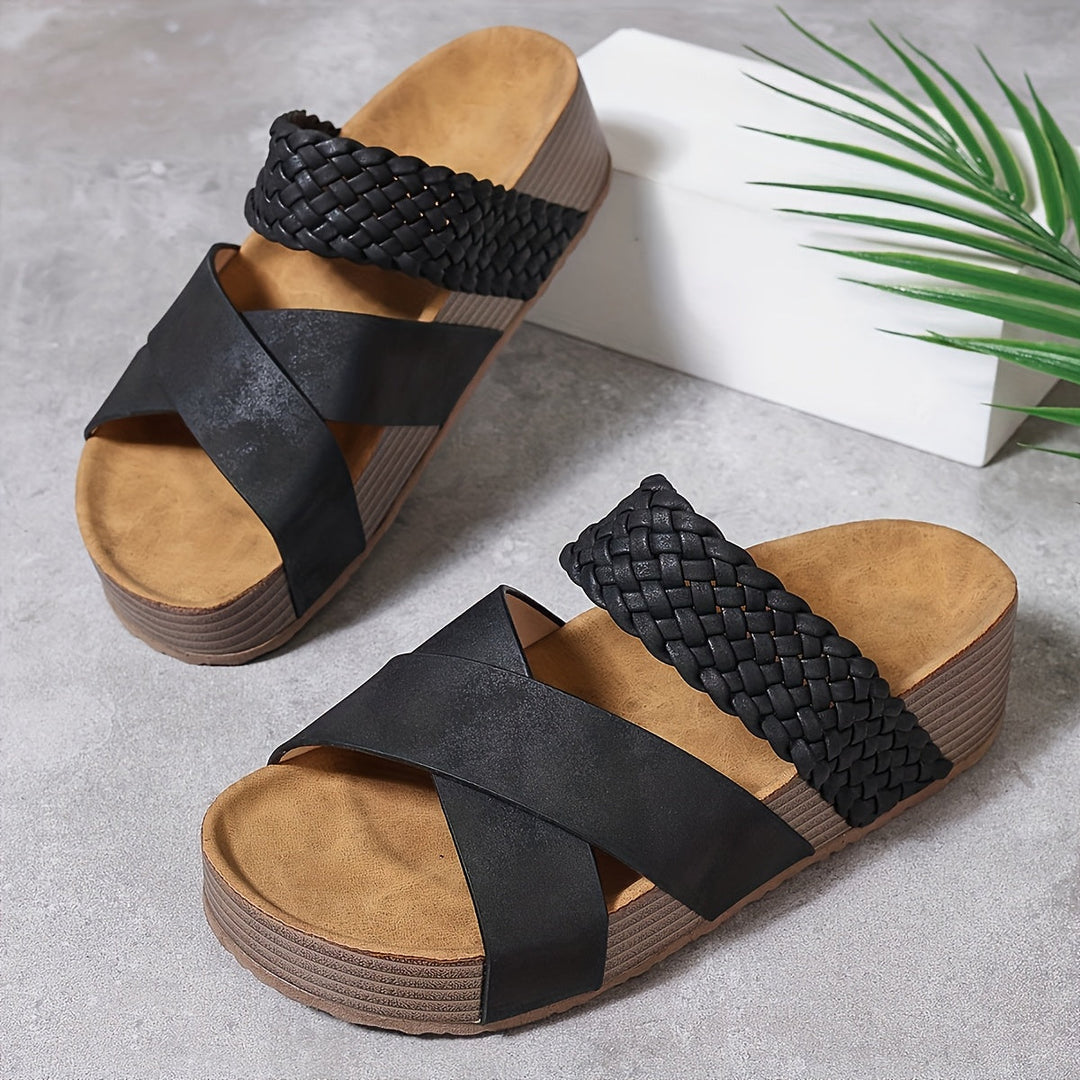Woven Elegance Sandals
