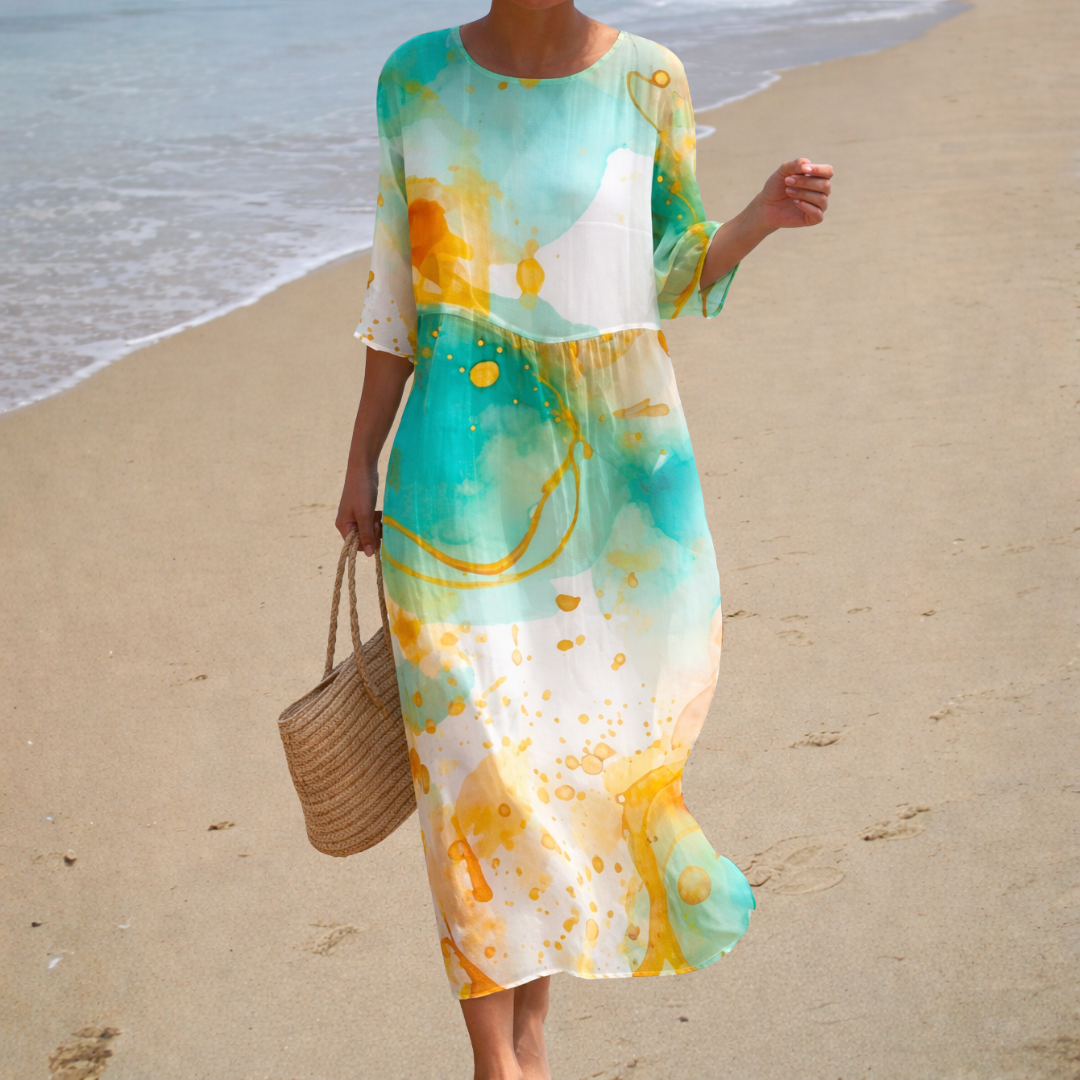 Flowing Maxi Dress, Chic and Comfortable