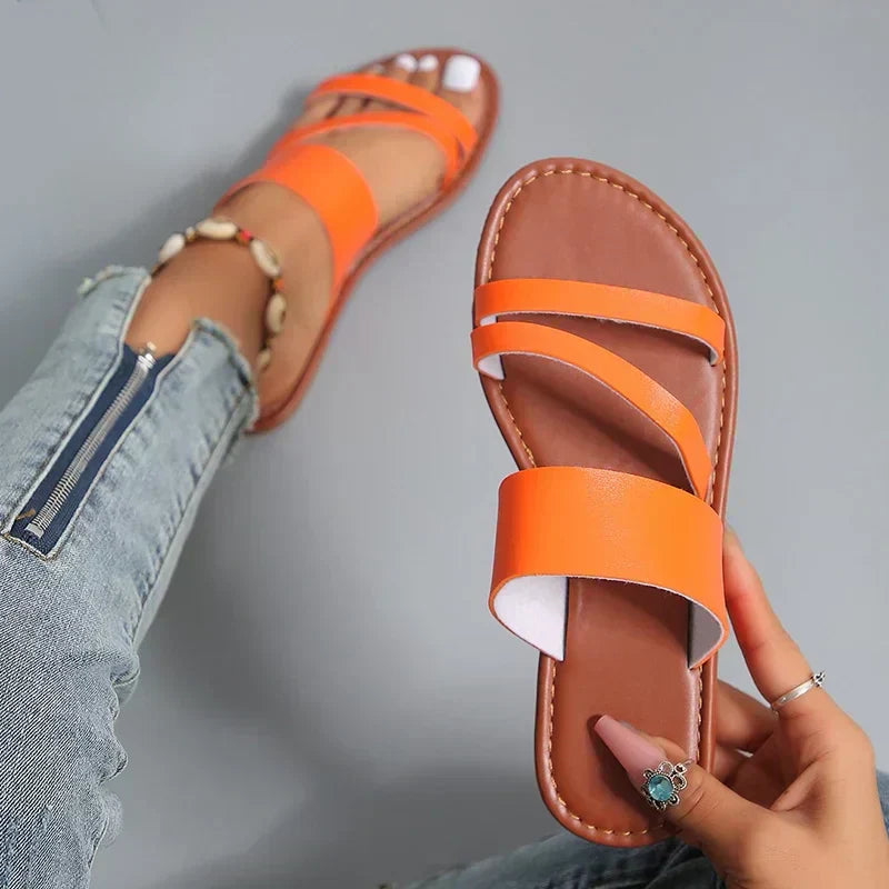 Casual and Comfortable Flat Sandals