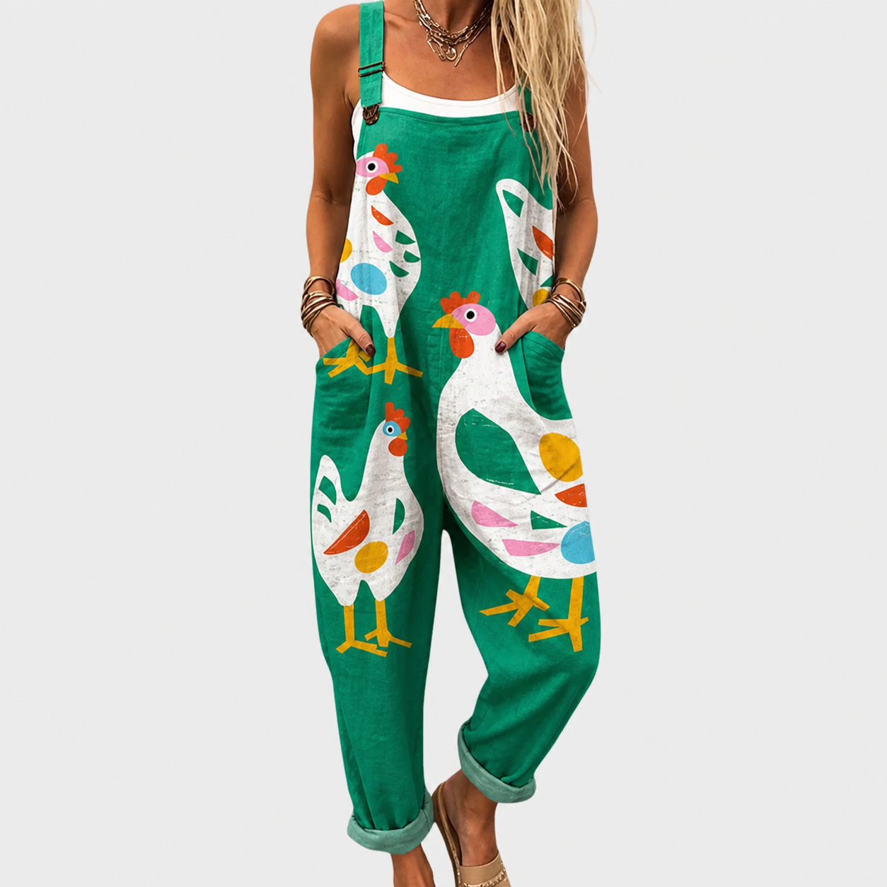 Comfortable Printed Jumpsuit