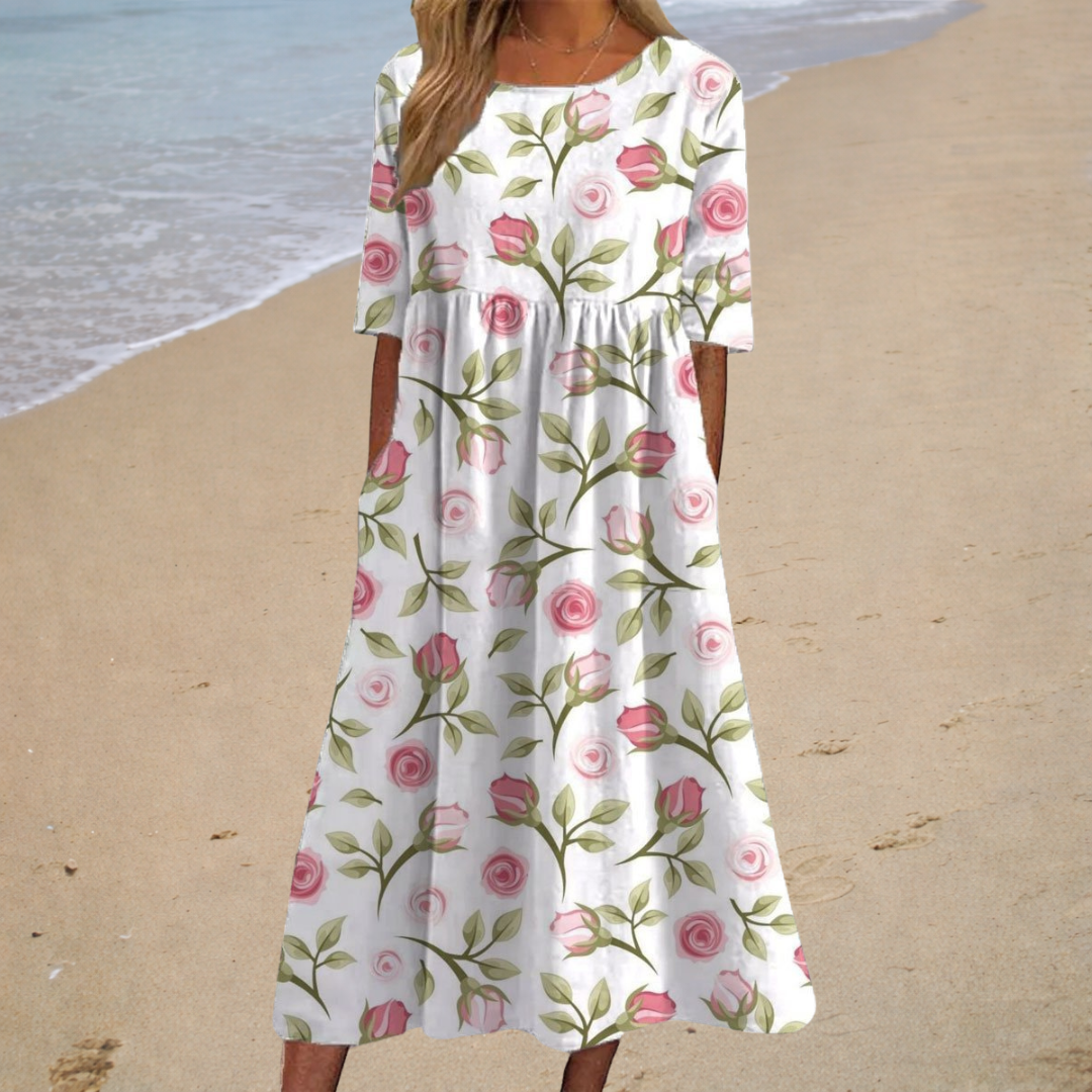 Flowing Maxi Dress, Chic and Comfortable