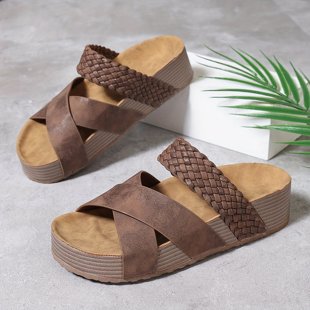 Woven Elegance Sandals